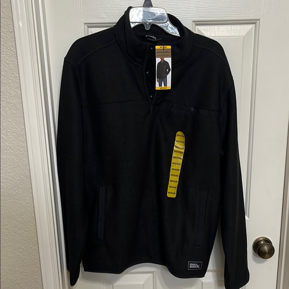 Eddie Bauer Charcoal Sweater Fleece